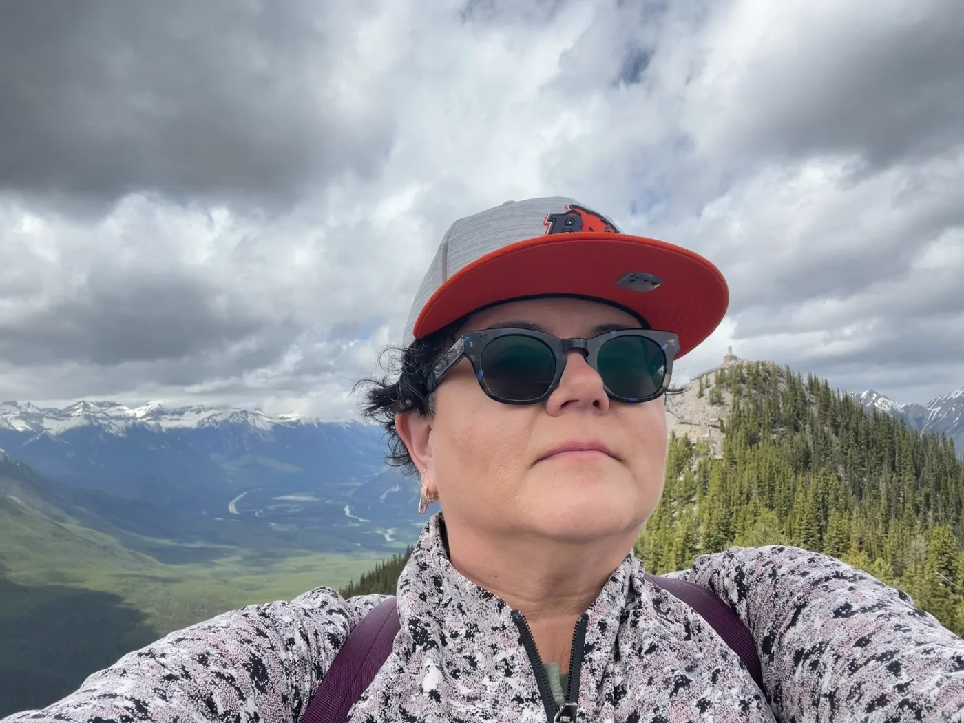 Michelle McLarty, P.Eng., M.E.B., in the mountains